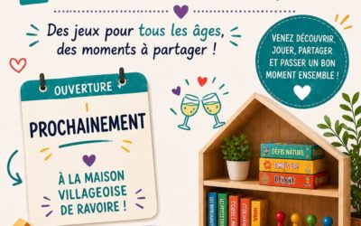 Ouverture prochaine de la ludothèque
